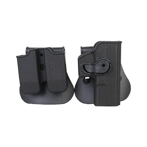 BIG DRAGON - HOLSTER RIGIDE POUR G17 ET PORTE CHARGEUR BIG DRAGON - 1