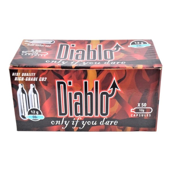 DIABLO - LOT DE 50 CARTOUCHES CO2 DIABLO - 2