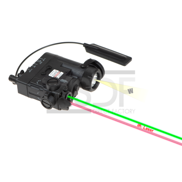 WADSN - DBAL-eMkII LAMPE / Laser Green + IR  Airsoft Direct Facto