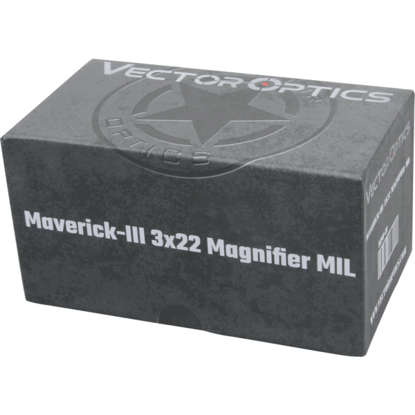 VECTOR OPTICS - MAGNIFIER 3X22 MAVERICK III MIL - Airsoft Direct 