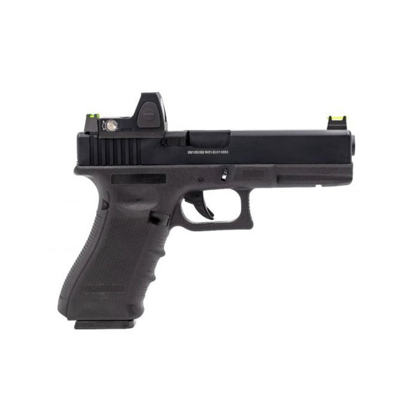 RAVEN - PISTOLET GBB RAVEN EU17   RMR NOIR - Airsoft Direct Facto