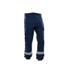 GK PRO - PANTALON SECURITE PRIVEE MARINE AVEC BANDE HV -