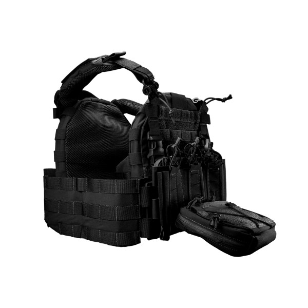 ASG - GILET STRIKE SYSTEM PC-01 NOIR - Airsoft Direct Factory