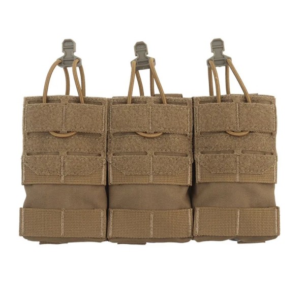 S&T - POCHE MOLLE TRIPLE TAN - Airsoft Direct Factory